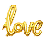 1PC 108cm Rose Gold LOVE Letter Foil Balloon Wedding Valentine's Day Birthday Party Decoration Champagne Love Letter Air Globos