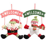 Christmas Gift Merry Christmas Decorations For Home 2020 Ornaments Garland New Year Noel Porch Sign Xmas Door Decor Hanging Cloth Navidad Gifts