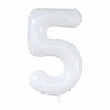 Cifeeo  White Daisy Flower Balloon Baby Shower White Number Birthday Photo Props Egg Flower Ballon Wedding Valentine's Day Decoration