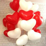 20/50pcs Pink White Purple Love Heart Shaped Latex Balloons Wedding Valentine's Day Birthday Party Decoration Ballons Air Globos