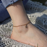 2022 NEW Summer Fishbone Gold Color Anklets Fashion Ankle Foot Jewelry Leg Chain on Foot for Women Gifts