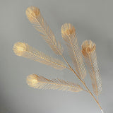 Golden Artificial Plants Maple Leaf Christmas Decor Home Living Room Desk Decoration Party Wedding Holiday  Flower Arrangement