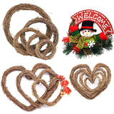Christmas Decorations Diy Grapevine Wreath Garland Vine Branch Farmhouse Decor for Crafts Wedding paty Door Window Hanging Decor