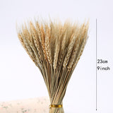 23cm Wheat Ear Flower Natural Dried Flowers For Wedding Party Decoration DIY Home Table Wedding Christmas Decor Wheat Bouquet
