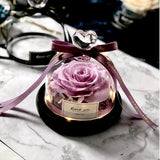 Christmas Gift Wedding Decor Preserved Fresh Rose Led Light In A Flask Immortal Rose Valentine Birthday Mother's Day Gift