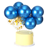 WEIGAO Blue One Foil Balloons Set First Birthday Decor One Year Old Number Balloons Baby Shower Boy 1st Birthday Decor Supplies