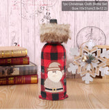 Christmas Wine Bottle Cover Merry Christmas Decorations For Home  Christmas Ornament New Year  Xmas Navidad Gifts