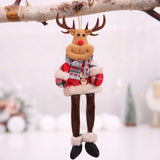 Christmas Gift Supplier 2021 Christmas Decorations for Home Pendants Navidad Christmas Tree Ornaments Hanging Doll Craft Decor Kids Gift