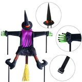 new witch doll Crashing Witch Into Tree Halloween Decoration Door Porch Tree Decoration