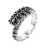 Snake Rings Black Silver Color Metal Punk Open Adjustable Design Animal Exaggerated Finger Ring for Women Men Party Jewelry Gift