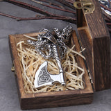 Stainless Steel Viking Axe key bottle opener viking necklace