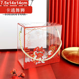 StoBag 10pcs Transparent Portable Box Wedding Birthday Party Baby Shower Baking Cookies Cake Boxes And Packaging Decoration