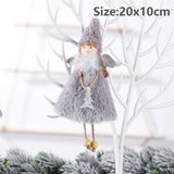 Cifeeo 2023 Christmas Angel Dolls Christmas Tree Decorations for Home Navidad Ornaments Natal Xmas Pandent New Year Gifts for Kids