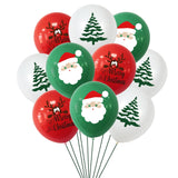 10pcs red/green Santa Xmas Tree christmas balloons gift new year party latex balloon christmas decorations for home navidad 2021