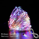 Christmas Gift 1M 2M 3M 5M 10M Copper Wire LED String Lights Christmas Decorations for Home New Year Decoration Navidad 2021 New Year 2022.