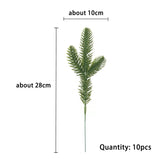 Christmas Gift 1Pack Christmas Fake Plants Pine Branches For Christmas Tree Wreath Decorations Xmas Tree Ornaments Kids Gift Supplies