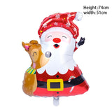 red/green santa tree christmas balloons gift new year party latex confetti balloon christmas decorations for home navidad 2022