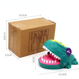 Hand-biting Crocodile Scary Toy Trick Decompression Game Children's Sound Light Shark Dinosaur Bite Finger Toy Children's Gift