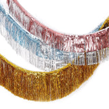 Back to school  decoration  1.8M Creative 4 Layers Foil Tinsel Garland Curtains Birthday Party Wedding Ramadan Decoration Christmas Home Backdrop Wall Decor