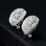 Graduation Gift Classic Design Romantic Jewelry 2020 Fashion AAA Cubic Zirconia Stone Stud Earrings For Women Elegant Wedding Jewelry Gift