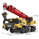 Cifeeo Remote Control Engineering Vehicle Truck Crane Building Blocks MOC Technical RC Car Bricks DIY Toys For Children Gifts