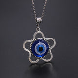 Back To School  1PC Blue Glass 30mm Evil Eye Pendants Necklace For Women Men Turkey Evil Eyes Lucky Necklace Choker Jewelry Accessories