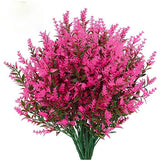 Artificial Flower Plastic Lavender Fake Plant Wedding Home Garden Decoration Bridal Bouquet Photography Props Household Products