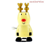 Christmas Gift Funny Wind Up Toy Santa Claus Elk Snowman Christmas Kindergarten Gift Merry Christmas Decor For Kids Xmas Gifts Favor