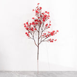Christmas Gift Gypsophila Artificial Flowers White Branch High Quality Babies Breath Fake Flowers Long Bouquet Home Wedding Decoration Autumn