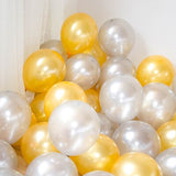 Christmas Gift 18pcs Metal Chrome Gold Silver Latex Balloons Transparent Golden Confetti Balloon Wedding Birthday Rose Gold Party Decor Balaos
