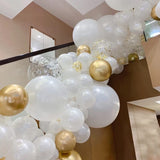 Cifeeo  5/10/12Inch Milk White Pearl Balloons Hawaiian Party Theme Suit Latex Baloon Garland Birthday Wedding Decoration Ballon Supplies