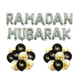 1set 5/10/16inch Eid Foil Balloons Gold Chrome Mubarak Ramadan Islam Decoration For Home Eid Al Adha Aid Moubarak Balloon Decor