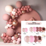 Rose Gold Balloon Arch Garland Kit Wedding Birthday Baloon Birthday Party Decor Kids Baby Shower Latex Confetti Ballon