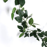 155cm Artificial Plants Eucalyptus Garland Rose Rattan Leaves string Fake Plants Home Decor Vines wreath Vertical Garden decor