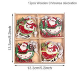 Christmas Gift Christmas Wooden Pendant Merry Christmas Decorations For Home 2022 Cristmas Ornament Xmas Navidad Gifts Happy New Year 2023