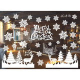 Christmas Gift Merry Christmas Window Stickers Christmas Decorations for Home Xmas Wall Stickers Decals Decor Navidad  New Year Stickers