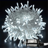Christmas Gift Indoor String Lights Warm White Clear Wire Christmas Lights Outdoor Waterproof 8 Modes Twinkle Fairy String Lights Plug in