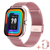 Christmas Gift Full Touch Sport Smart Watch Men Women Heart Rate Fitness Tracker Bluetooth call Smartwatch wristwatch GTS 2 P8 plus watch+Box