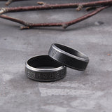 316L Stainless steel Odin Norse Viking Amulet Rune Fashion Style MEN and women fashion words RETRO Rings Jewelry