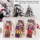 Christmas Gift Christmas Wooden Pendant Merry Christmas Decorations For Home 2022 Cristmas Ornament Xmas Navidad Gifts Happy New Year 2023