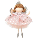 Christmas Gift Bubble Girl Cute Sequins Skirt Fairy Tale Wind Heart Angel Birthday Gift Decoration Christmas Tree Ornament Dolls Navidad 2022