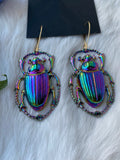Cifeeo The Psychedelic Earrings //dragonfly Earrings//cicada Earrings//snake Earrings//bee Earrings