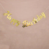 Cifeeo 1set Happy Birthday Banner Baby Shower Themes Birthday Party Decorations Kids Photo Booth Happy Birthday Bunting Garland Flags