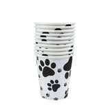 Pet Dog Paw Design Disposable Tableware Plate Napkin Banner Kids Boys Birthday Party Balloons Baby Shower Decoration Supplies