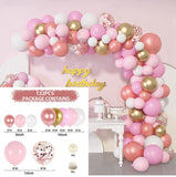 Rose Gold Balloon Arch Garland Kit Wedding Birthday Baloon Birthday Party Decor Kids Baby Shower Latex Confetti Ballon