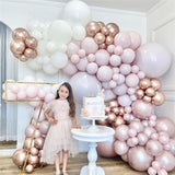 1 Set Pink Balloon Garland Arch Kit Wedding Latex Balloon Set Birthday Party Decoration Baby Shower Globos Supplies
