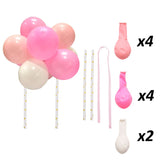 10PCS/PACK 5 Inch Balloon Cake Topper Metallic Confetti Latex Balons For Birthday Baby Shower Wedding Jungle Party Decoration