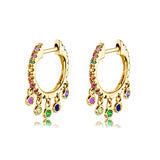 CIFEEO Graduation Gift Back to School Season New French Fashion Earring Temperament Luxury Top Quality Zircon Earrings Trend Personalized Luxury Jewelry Pendant