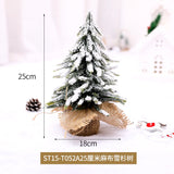 Christmas Gift New Year Artificial PE Mini Christmas Tree Ornament Tabletop Xmas Pine Trees Home Office Decoration Shopping Mall Festive Decor