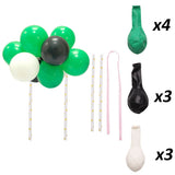 10PCS/PACK 5 Inch Balloon Cake Topper Metallic Confetti Latex Balons For Birthday Baby Shower Wedding Jungle Party Decoration